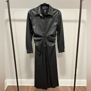 ZARA leather Dress